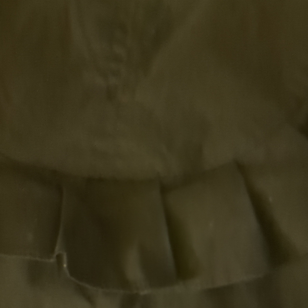 Halogen by Nordstom Black Ruffled Gathered Neck Sleeveless Blouse Size M - Picture 4 of 5